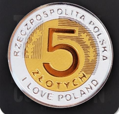 Pan Dragon Magnes I love Poland Polska ILP-MAG-B-PL-44