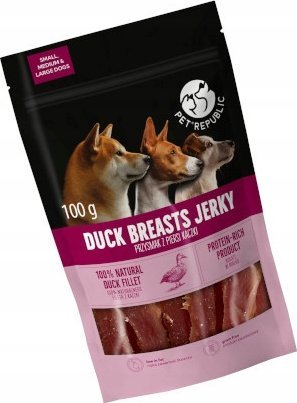 Pet Republic PET REPUBLIC PIES PRZYSMAKI Z PIERSI KACZKI 100g