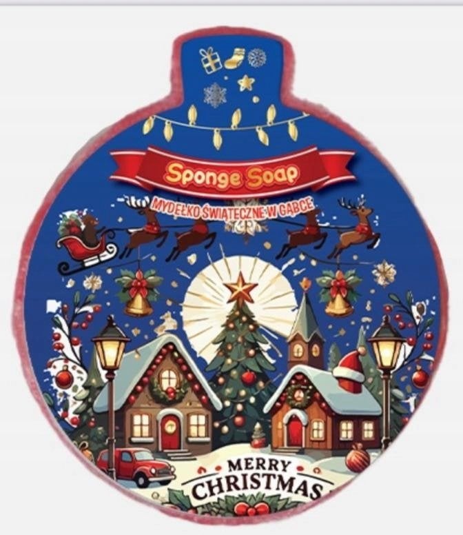 THE SCOTTISH FINE SOAPS HURREM SULTAN Mydełko świąteczne w gąbce do kąpieli Bombka