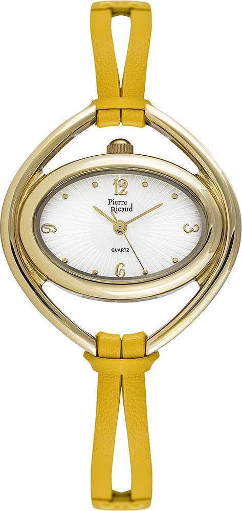 Zegarek Pierre Ricaud Zegarek damski Pierre Ricaud P22018.1Y73Q żółty
