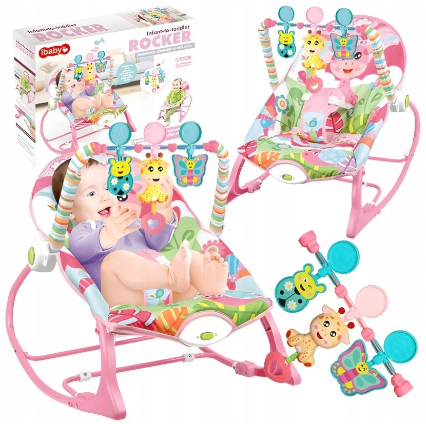 Hitbaits LEŻACZEK BUJACZEK dla niemowląt różowy KANZA