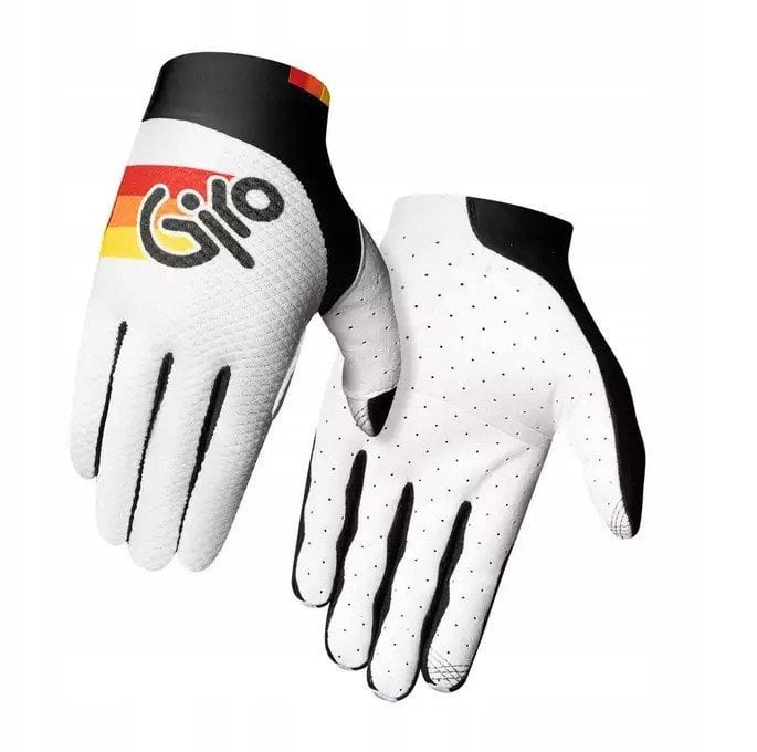 Rękawiczki męskie GIRO TRIXTER długi palec ‘85 white roz. L (obwód dłoni 229-248 mm / dł. dłoni 189-199 mm) (NEW)