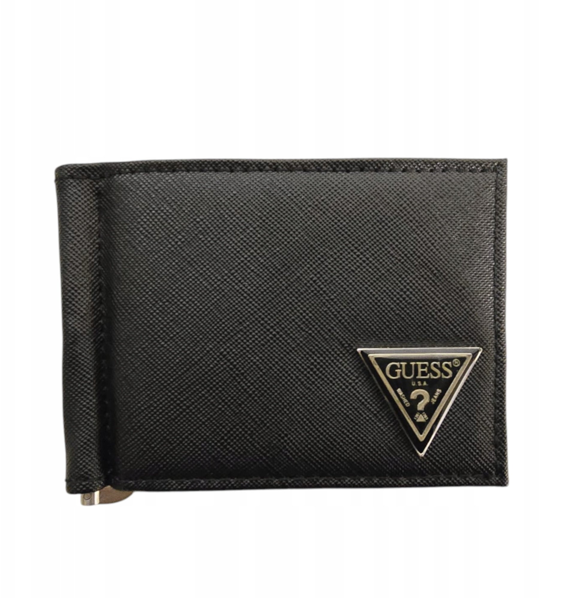 Guess Portfel męski NEW BOSTON czarny