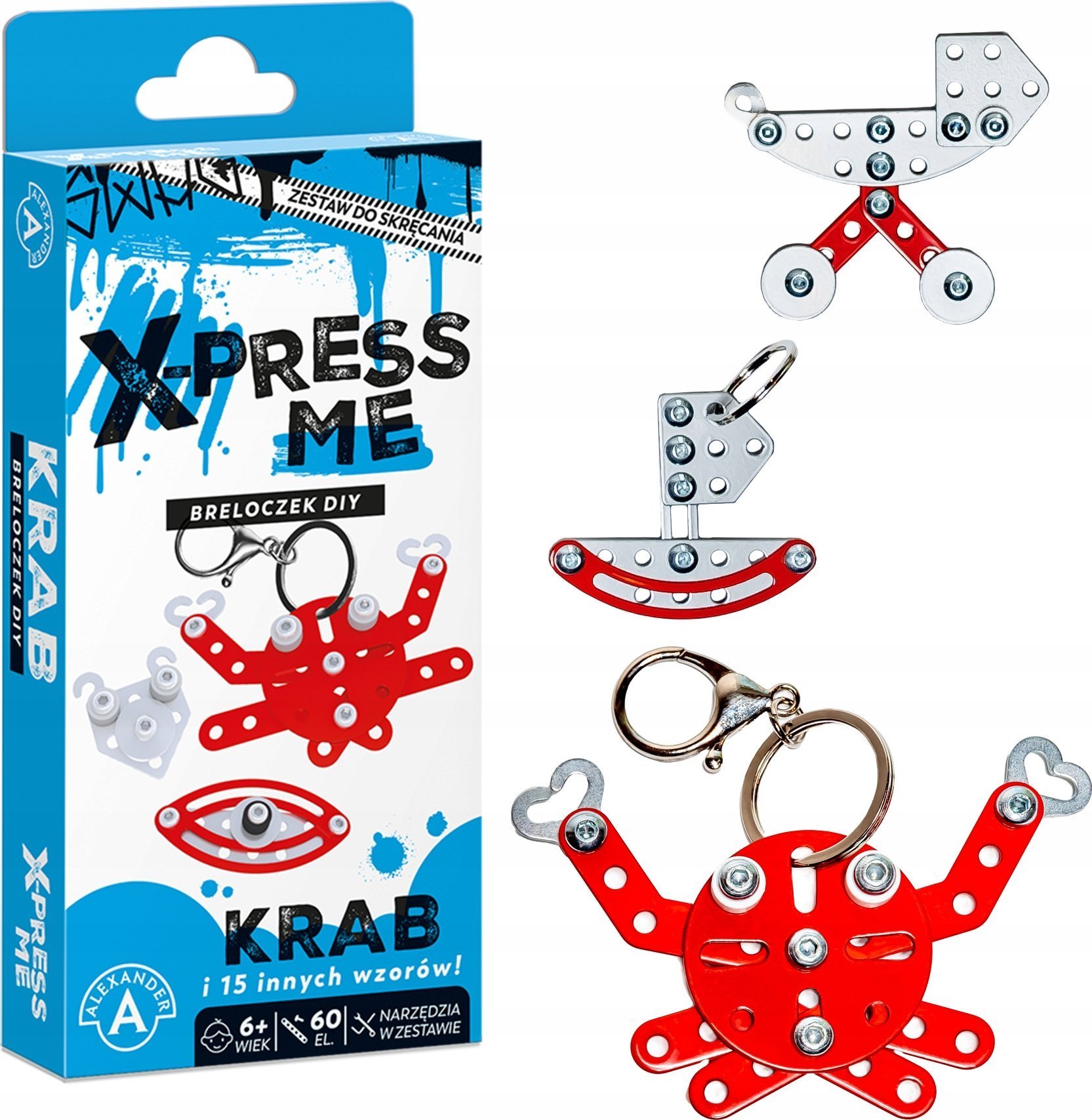 Alexander BRELOK DO SKREC MET KRAB 15WZOR 8X2X18 ALX PUD