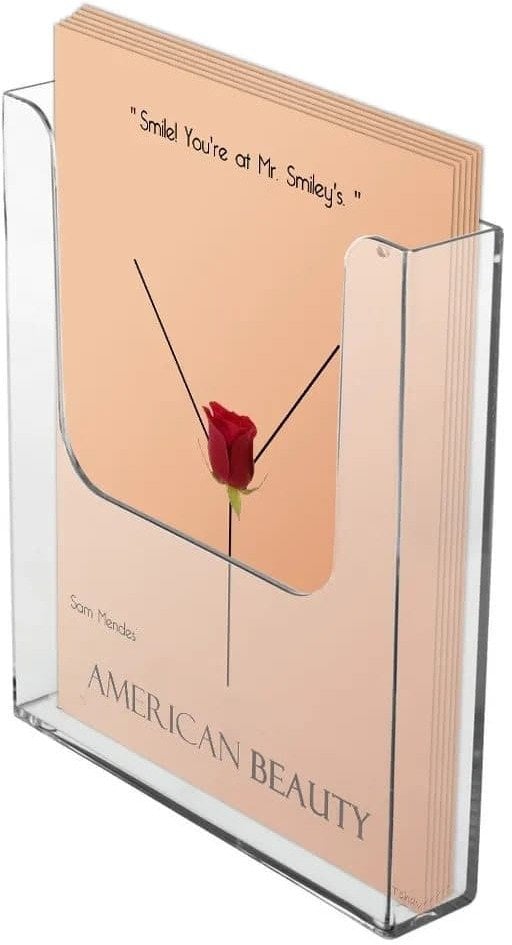 TWIN Akryl Brochureholder til Væg - A4