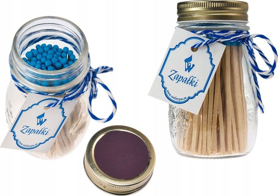 Wołoszyn Zapałki w słoiku NOWOŚĆ - 80 szt