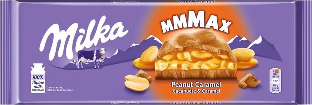 Milka Czekolada mleczna orzeszek ziemny & karmel 276 g
