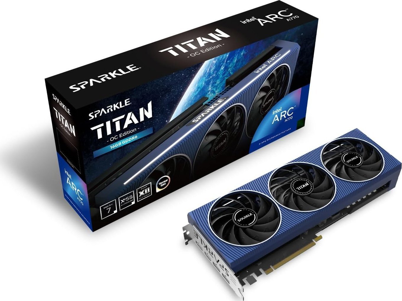 Karta graficzna Sparkle Arc A770 Titan OC Edition 16GB GDDR6 (SA770T-16GOC)