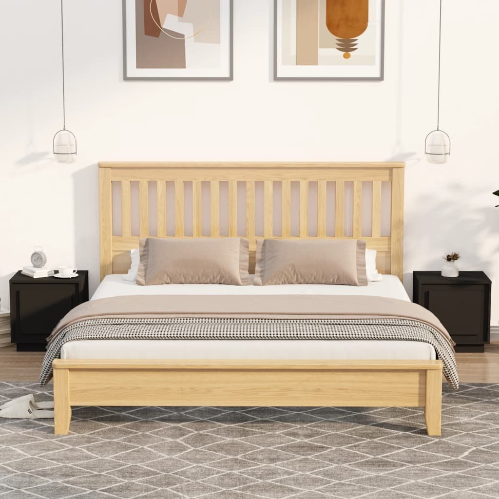 vidaXL Szafki nocne 2 szt, czarne, 44x35x45cm, materiał drewnopochodny