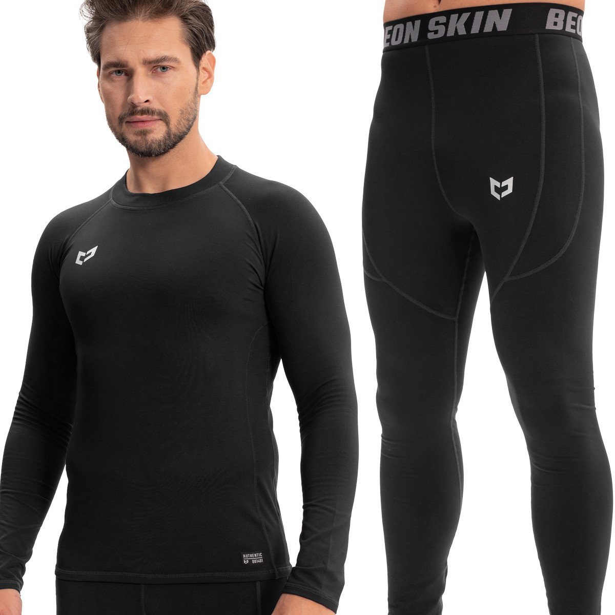 Beon Zestaw termoaktywny Beon Skin Pro MEN Quantum Black (M)