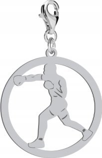 Radziszewska Jewellery Srebrny Charms Kick-boxing