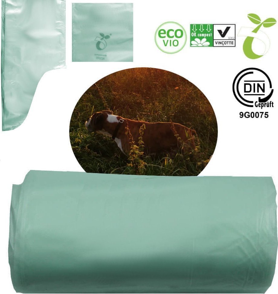 Sipeko Worki na psie odchody biodegradowalne 10L 10szt