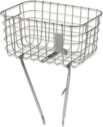 Basil Kosz Na Przednią Oś ROBIN 26" - 28" Stalowy Silver Cloud (BAS-11219)