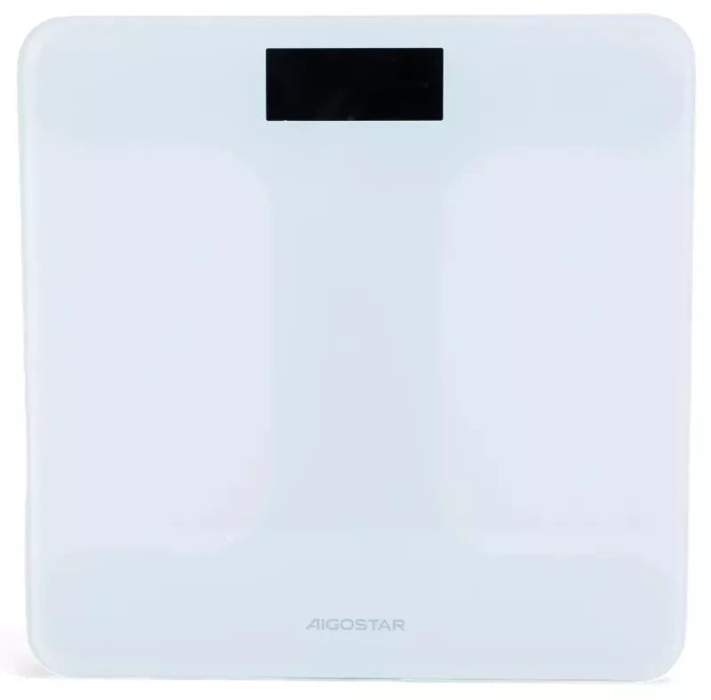 Waga łazienkowa do 180kg ze szklaną taflą 28x28cm i wyświetlaczem