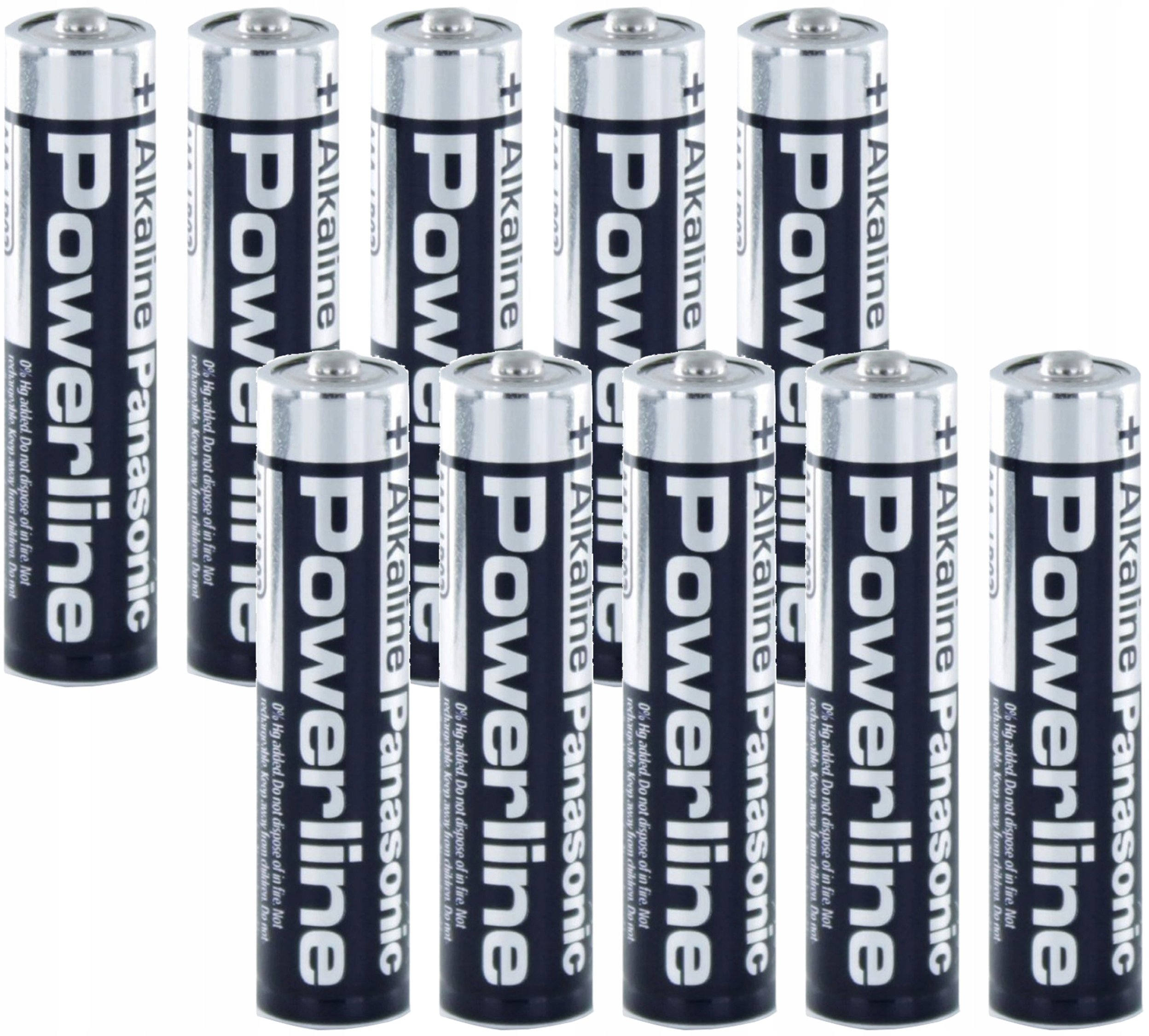 Panasonic 500 x Powerline Industrial LR03/AAA (tray)