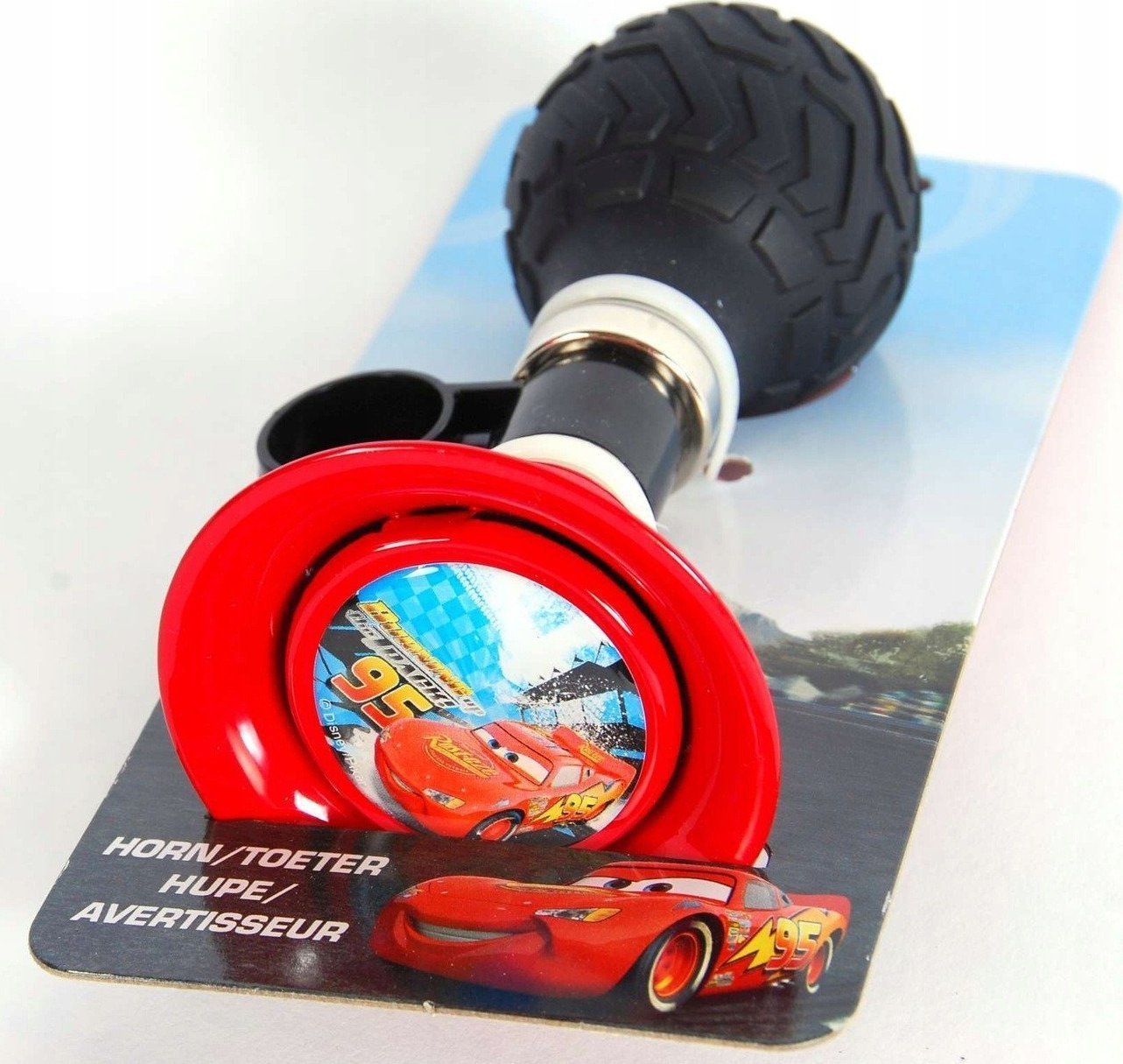 Darpeje DISNEY CARS AUTA TRĄBKA DO ROWERU ROWEROWA DZWONEK