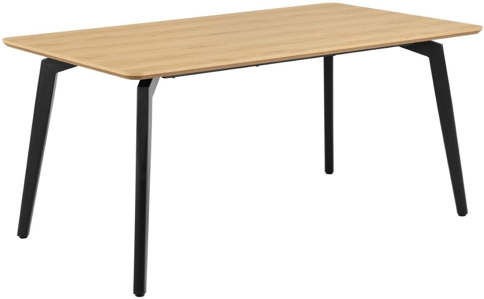 Stół Cadiz 160x90cm naturalny/czarny