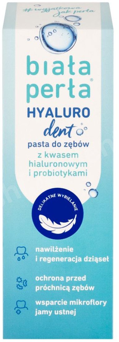 Biała Perła Hyaluro Dent Pasta z kwasem hialuronowym i probiotykami 75ml