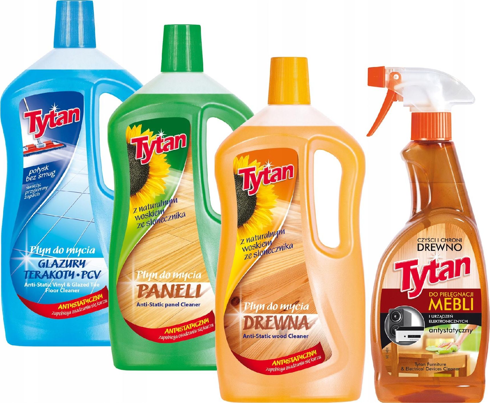 Tytan Tytan do mycia DREWNA, PANELI, MEBLI, PŁYTEK MIX