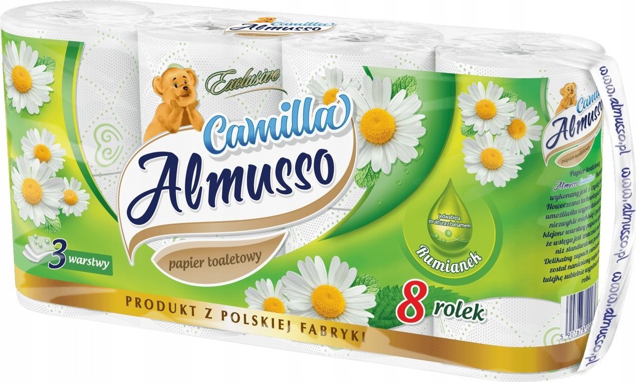 Almusso Papier toaletowy zapachowy Almusso 8 szt. rumianek