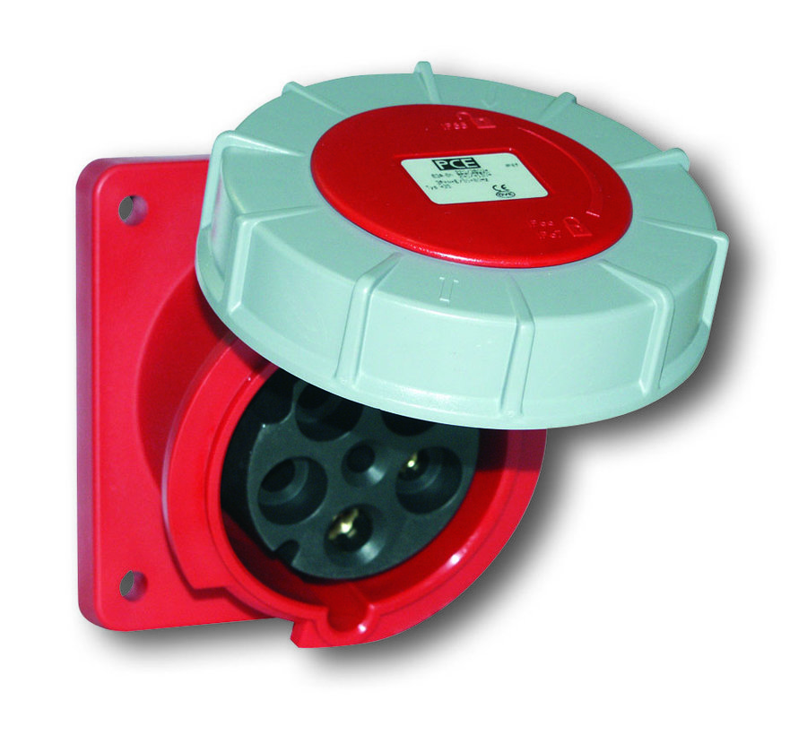 PCE Gniazdo tablicowe skośne POWER TWIST 63A 400V 3P+Z+N IP67 435-6