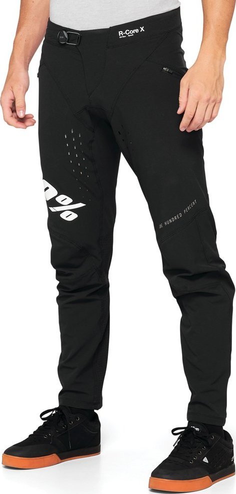 100% Spodnie męskie 100% R-CORE X Pants black white roz. 36 (EUR 50) (NEW 2021)