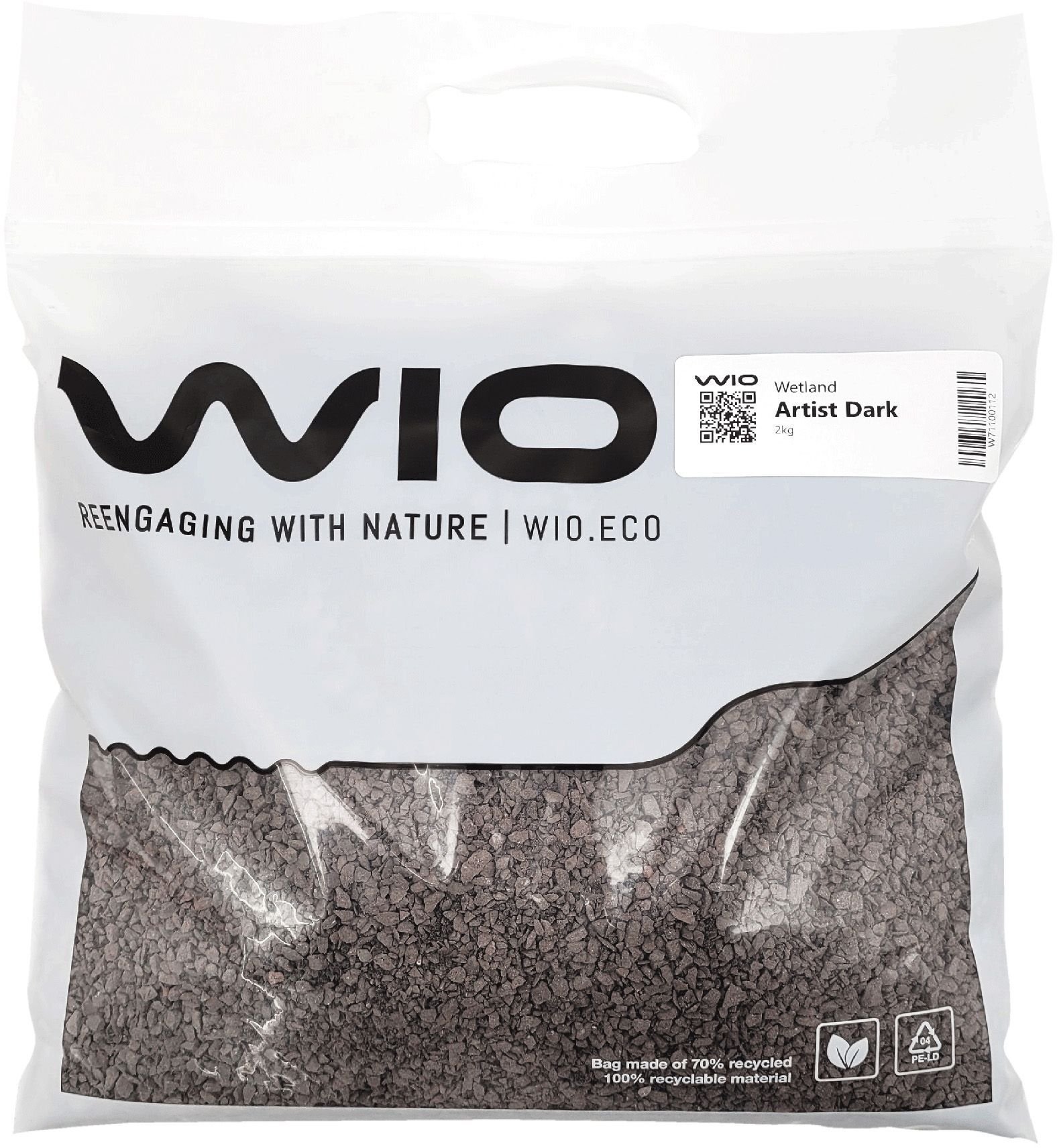 Substral WIO Dark Artist Wetland substrat, dla roślin, ciemny piasek, 2kg, worek