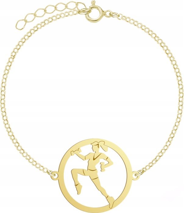 Radziszewska Jewellery Pozłacana Bransoletka Aerobik GRAWER GRATIS