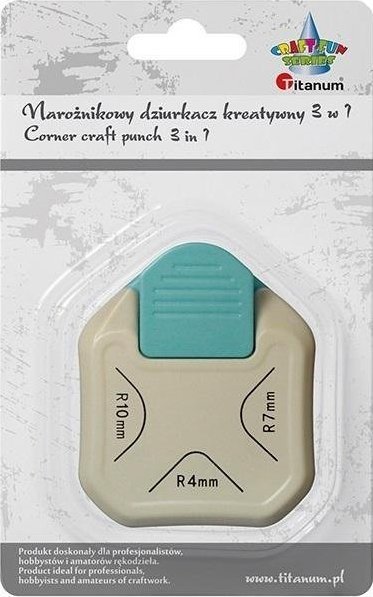 Titanum Dziurkacz z motywem narożnikowy 3w1