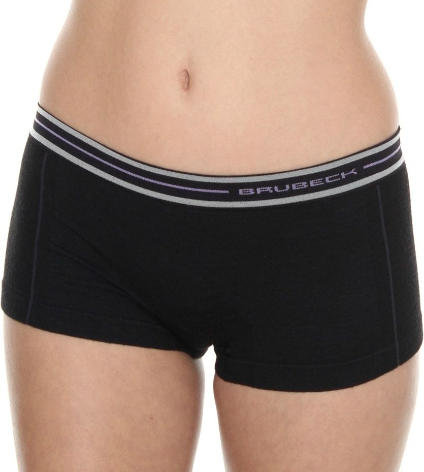 Brubeck Bokserki damskie Active Wool czarny r. L (BX10860)