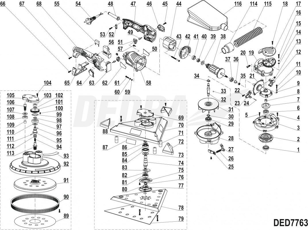 Dedra regulator obrotów