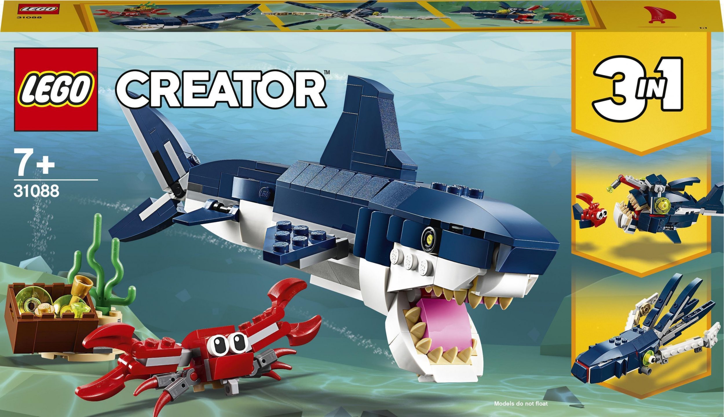 LEGO Creator 3 w 1 Morskie stworzenia (31088)