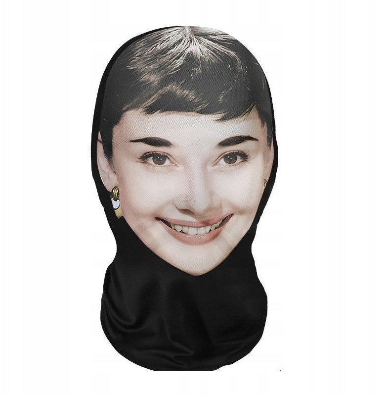 Kominiarka MASKA IMPREZA Narty Motor MIKROFIBRA NADUK 3D COSPLAY Hepburn