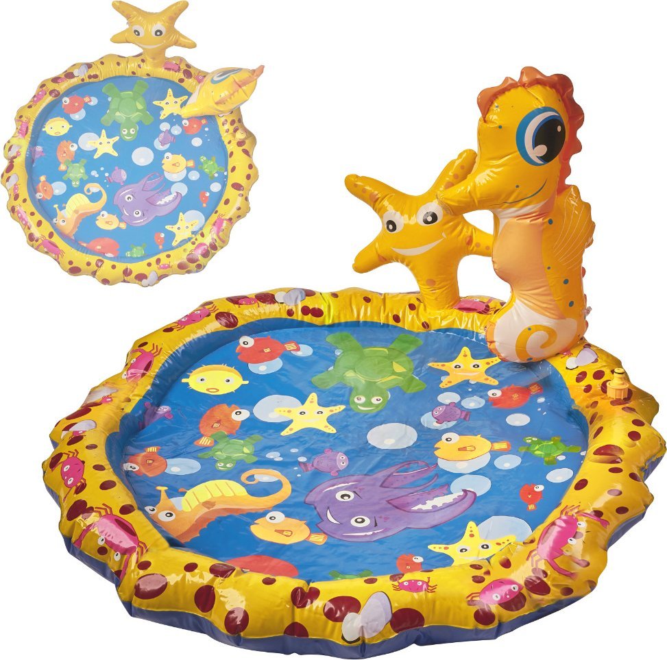 KIK Basen brodzik dla dzieci fontanna prysznic zraszacz ogrodowa 96x55cm