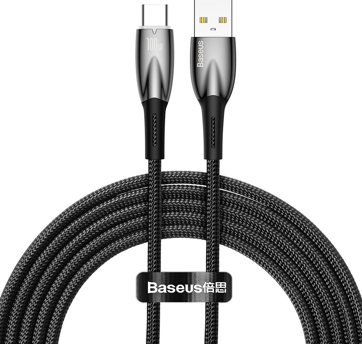 Kabel USB Baseus USB-A - USB-C 2 m Czarny (BSU3852)