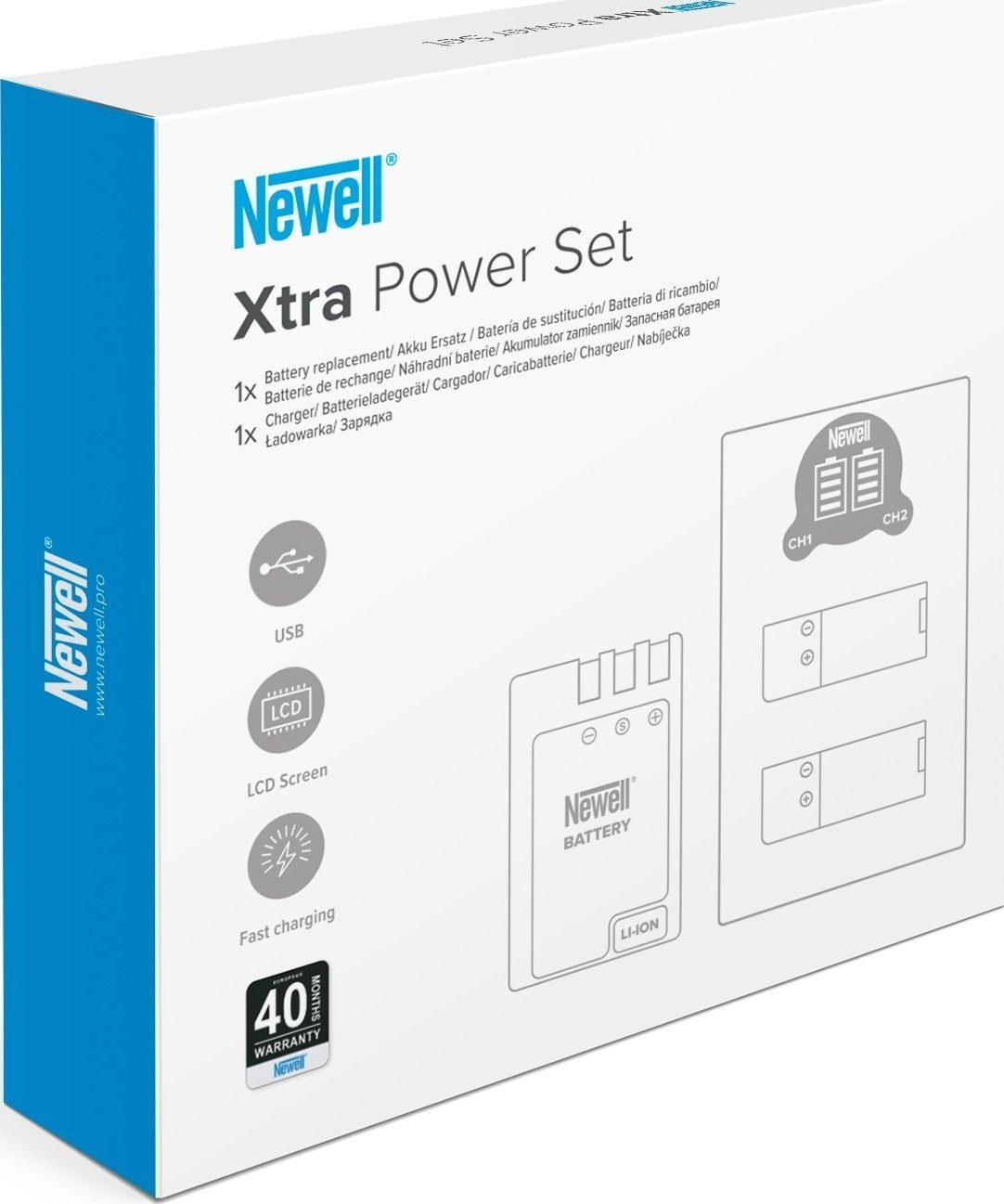 Ładowarka do aparatu Newell Ładowarka + akumulator Newell Xtra Power Set zamiennik LP-E6N