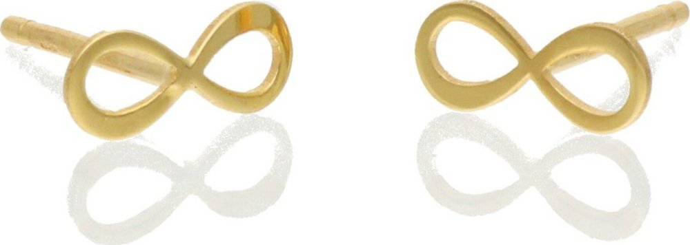Rosanto Złote kolczyki nieskończoność ósemka 585 14k