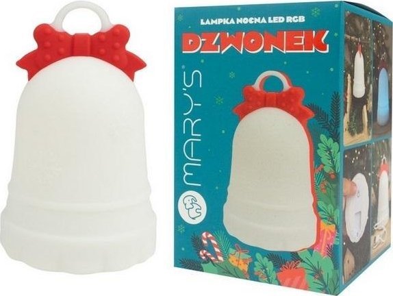 Lampka nocna LED RGB Mikołaj