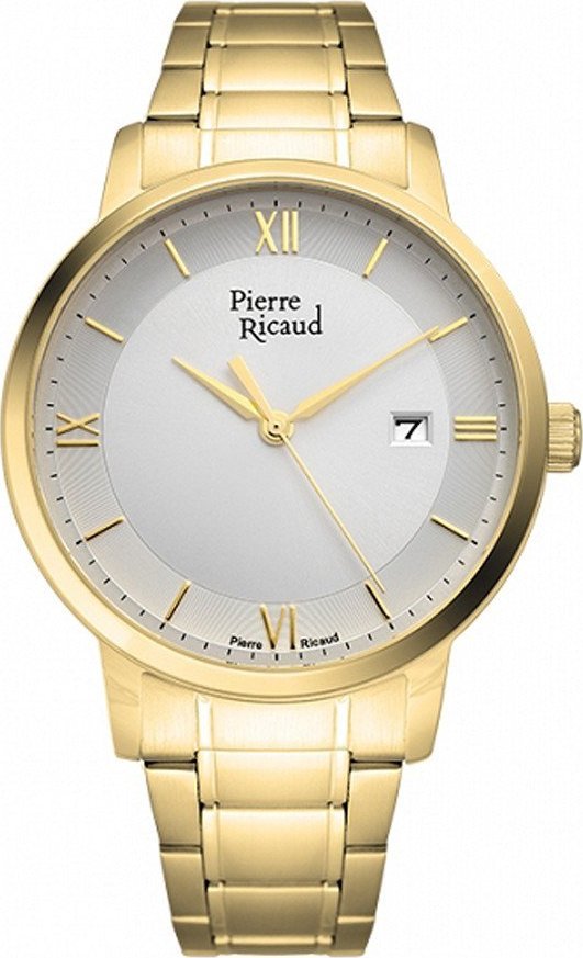 Zegarek Pierre Ricaud Zegarek męski Pierre Ricaud P97239.1167Q złoty
