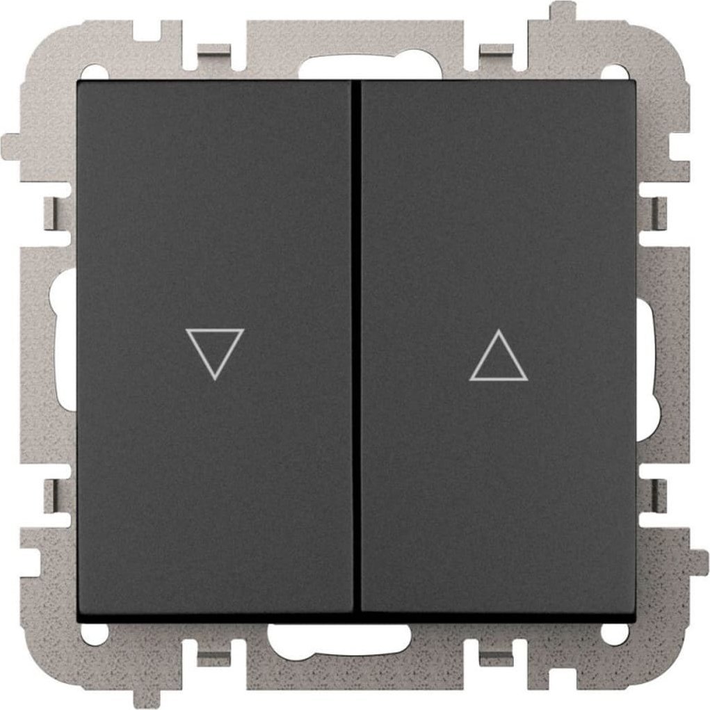 Elektro-Plast Vestra Łącznik żaluzjowy bez ramki podtynkowy IP20 czarny 3816-19