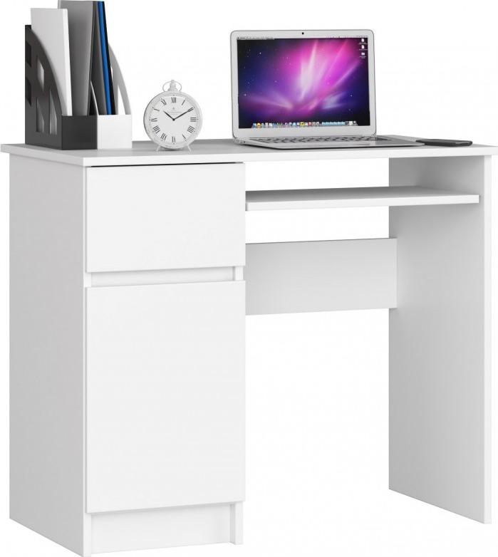 Biurko Fabryka Mebli Akord Piksel Białe 90 cm x 50 cm