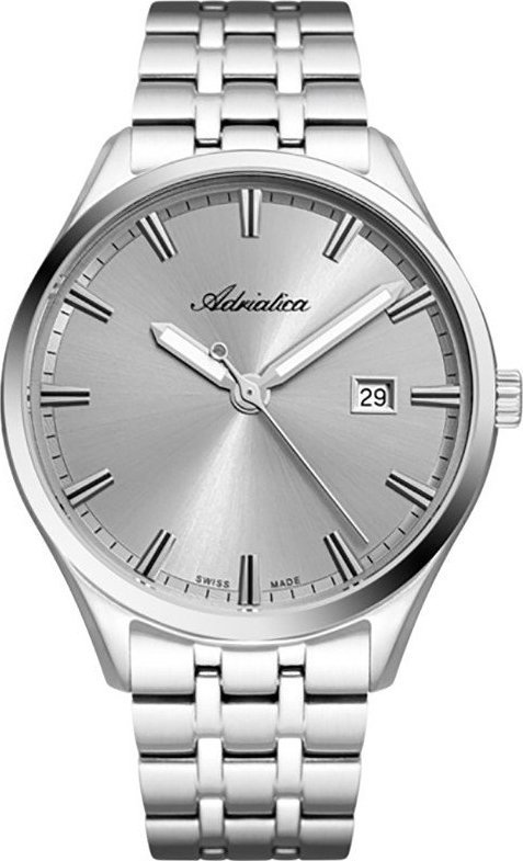 Zegarek Adriatica Zegarek męski Adriatica A8330.5117Q srebrny