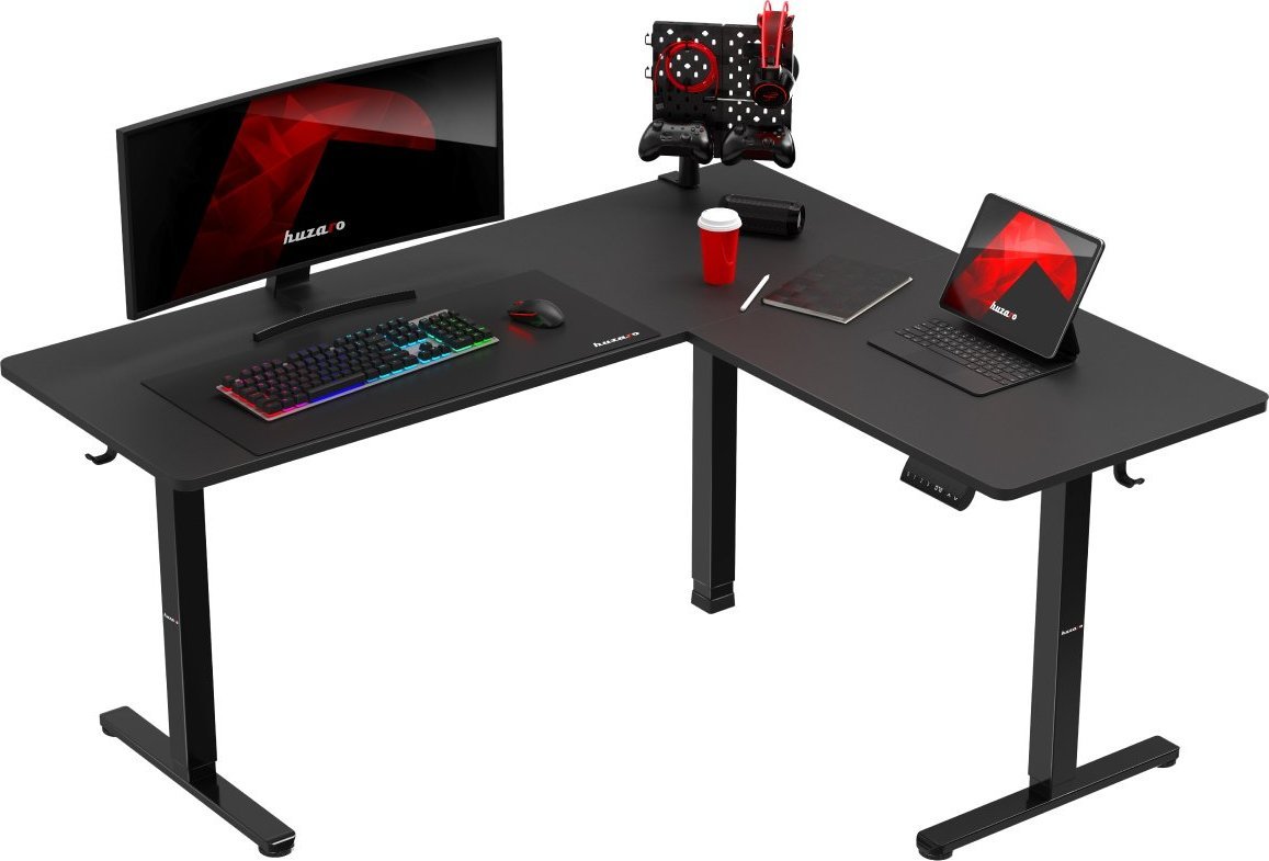 Biurko Huzaro Hero 9.5 Czarne 160 cmx60 cm