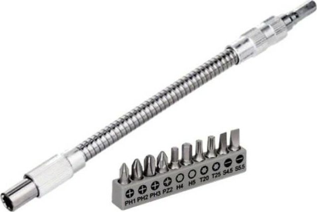 Bosch BOSCH PRZEDŁUŻKA ELASTYCZNA DO WKRĘTARKI METALOWA +10 KOŃCÓWEK B2608522376