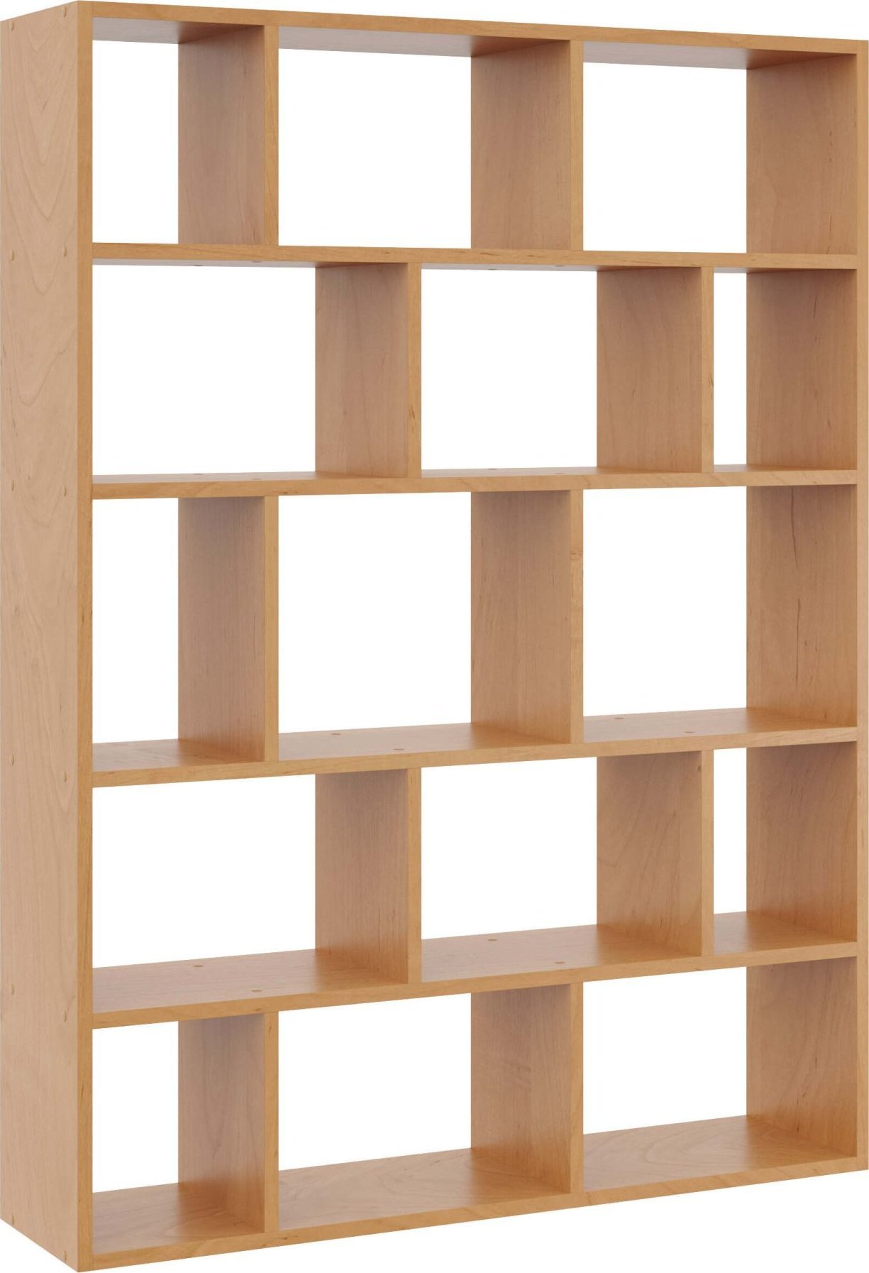 Tyletegotu Duży regał wiszący, półka ścienna, 105x18x141 cm, olcha, mat