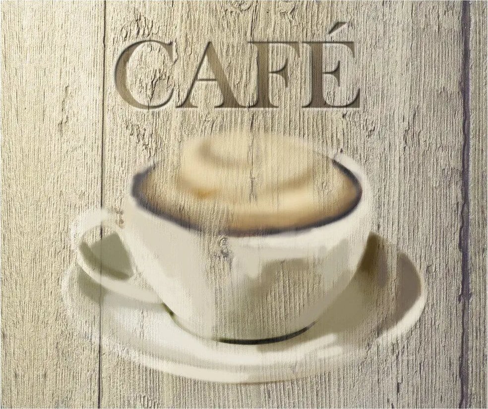 Wenko Szklana płyta ochronna CAFE na ścianę - 50 x 60 cm, WENKO