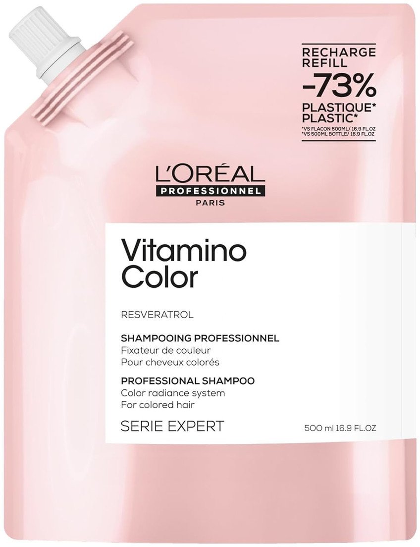 L'Oreal Paris Serie Expert Vitamino Color szampon do włosów koloryzowanych refill 500ml