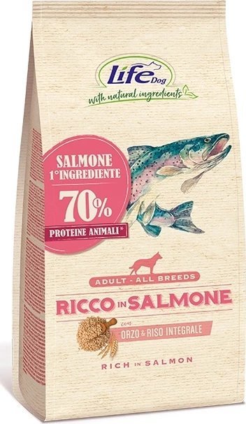 Life Pet Care Life Dog Sucha Karma Dla Psa Łosoś 12kg