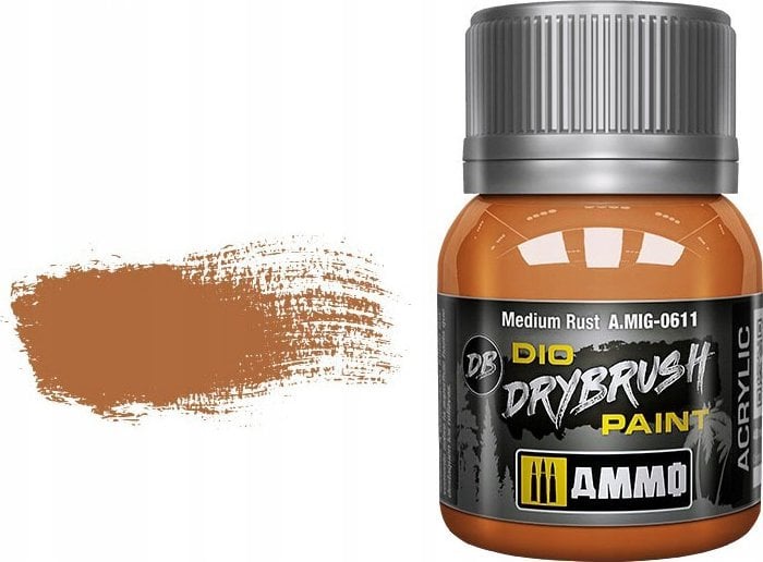 Vallejo Ammo: DIO Drybrush - Medium Rust