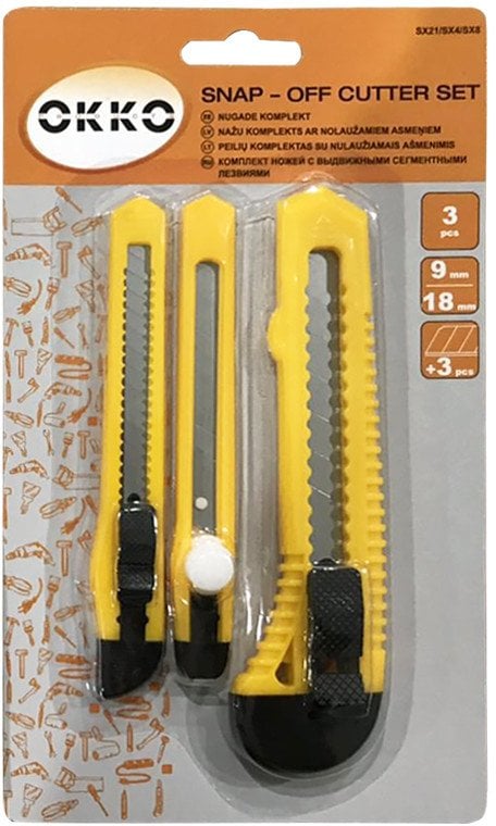 SNAP-OFF CUTTER SET 3 PCS.